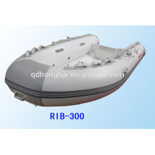 rubber boat inflatable boat rigid hull RIB300 with CE